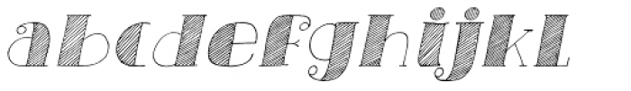 Carte Blanche Italic Font LOWERCASE