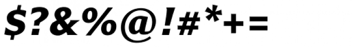 Carter Sans Std Bold Italic Font OTHER CHARS