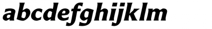 Carter Sans Std Bold Italic Font LOWERCASE
