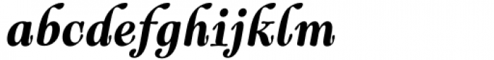 Cartes Condensed Black Italic Font LOWERCASE