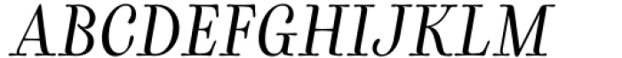 Cartes Condensed Regular Italic Font UPPERCASE