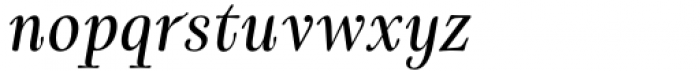 Cartes Condensed Regular Italic Font LOWERCASE