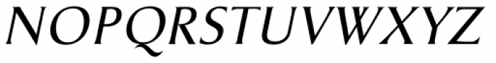 Cartesius Italic Font UPPERCASE