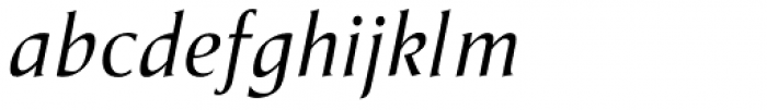 Cartesius Italic Font LOWERCASE