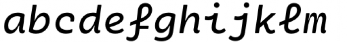 Cartograph CF Regular Italic Font LOWERCASE