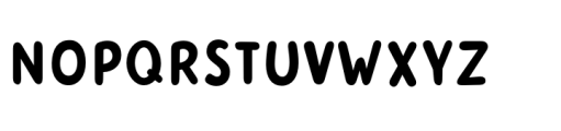Cartooner Round Font LOWERCASE