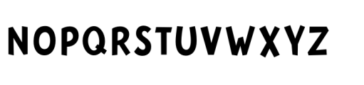 Cartooner Sharp Font LOWERCASE