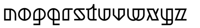 Caruso White Regular Font LOWERCASE