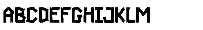 Carved Lines Font UPPERCASE