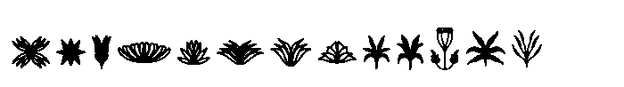Casa Leru Icon Font UPPERCASE