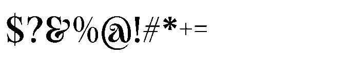 Casa Leru Regular Font OTHER CHARS