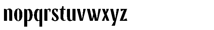Casablanco Bold Font LOWERCASE