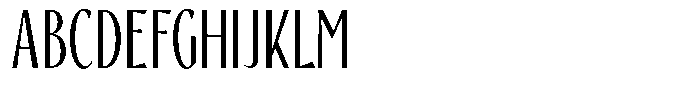Casablanco Light Font UPPERCASE