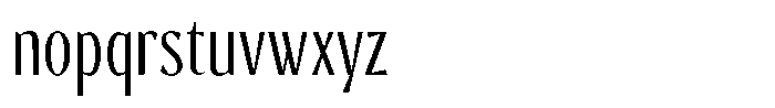 Casablanco Light Font LOWERCASE
