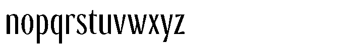 Casablanco Regular Font LOWERCASE