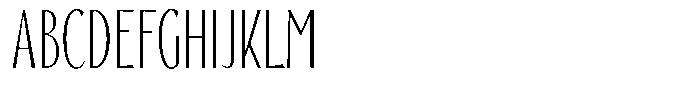 Casablanco Thin Font UPPERCASE