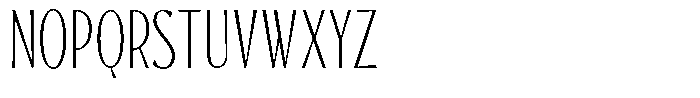 Casablanco Thin Font UPPERCASE
