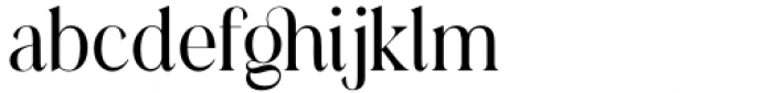 Casanova Serif Display Regular Font LOWERCASE