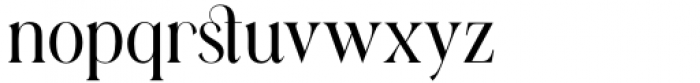 Casanova Serif Display Regular Font LOWERCASE