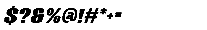 Casile Italic Font OTHER CHARS