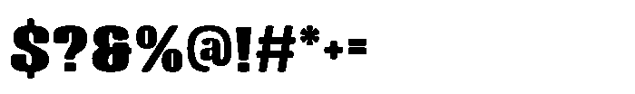 Casile Regular Font OTHER CHARS