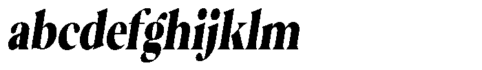 Casimo Black Condensed Oblique FONT