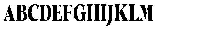 Casimo Black Condensed Font UPPERCASE
