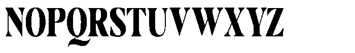 Casimo Black Condensed Font UPPERCASE