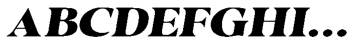 Casimo Black Expanded Oblique Font UPPERCASE