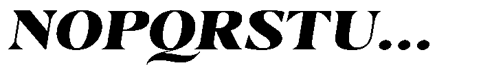 Casimo Black Expanded Oblique Font UPPERCASE