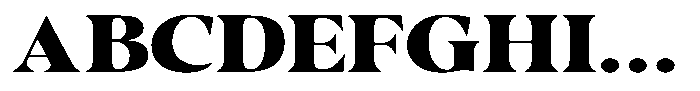 Casimo Black Expanded Font UPPERCASE