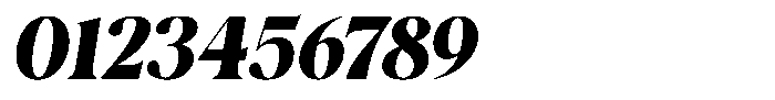 Casimo Black Oblique Font OTHER CHARS