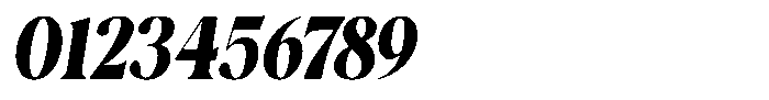 Casimo Black Semi Condensed Oblique Font OTHER CHARS
