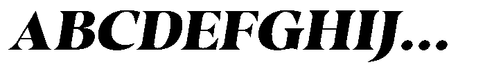 Casimo Black Semi Expanded Oblique Font UPPERCASE