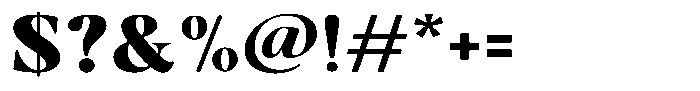 Casimo Black Semi Expanded Font OTHER CHARS