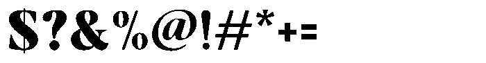 Casimo Black Font OTHER CHARS