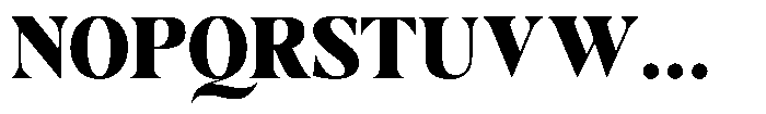 Casimo Black Font UPPERCASE