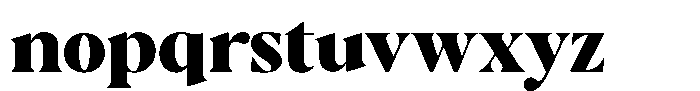 Casimo Black Font LOWERCASE
