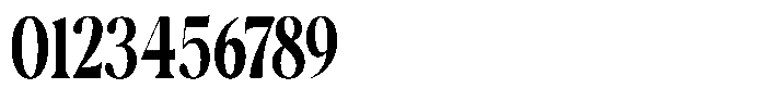 Casimo Bold Condensed Font OTHER CHARS