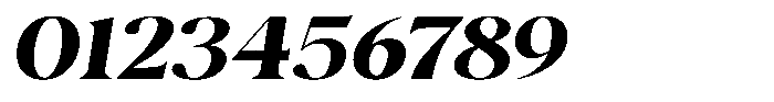 Casimo Bold Expanded Oblique Font OTHER CHARS