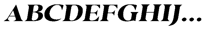 Casimo Bold Expanded Oblique Font UPPERCASE