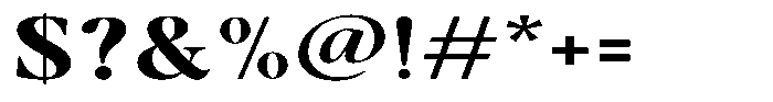 Casimo Bold Expanded Font OTHER CHARS
