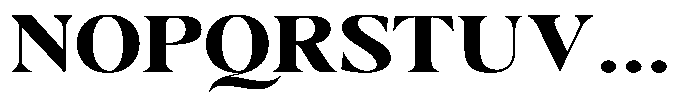 Casimo Bold Expanded Font UPPERCASE