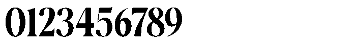 Casimo Bold Semi Condensed Font OTHER CHARS