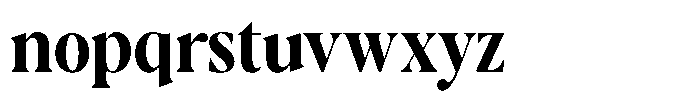 Casimo Bold Semi Condensed Font LOWERCASE