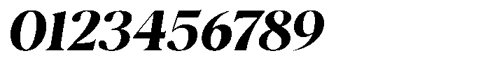 Casimo Bold Semi Expanded Oblique Font OTHER CHARS