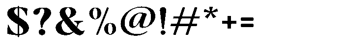 Casimo Bold Semi Expanded Font OTHER CHARS