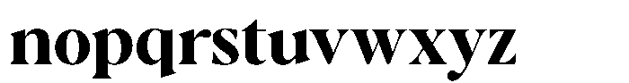 Casimo Bold Font LOWERCASE