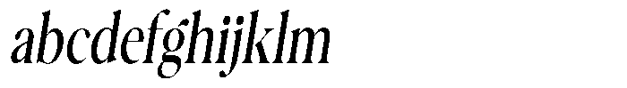 Casimo Condensed Oblique FONT