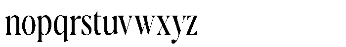Casimo Condensed Font LOWERCASE